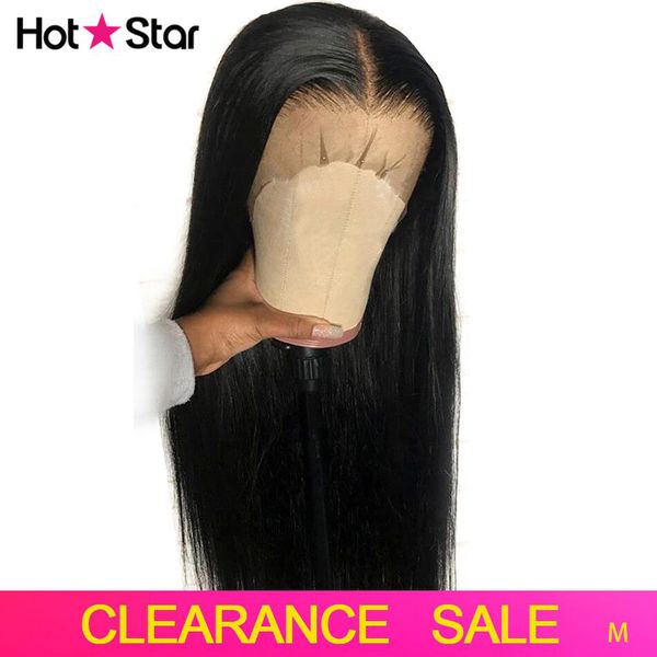 

straight lace front human hair wigs pre plucked 150% 13x4 natural black lace frontal wig 8-26 inch brazilian remy hair for women