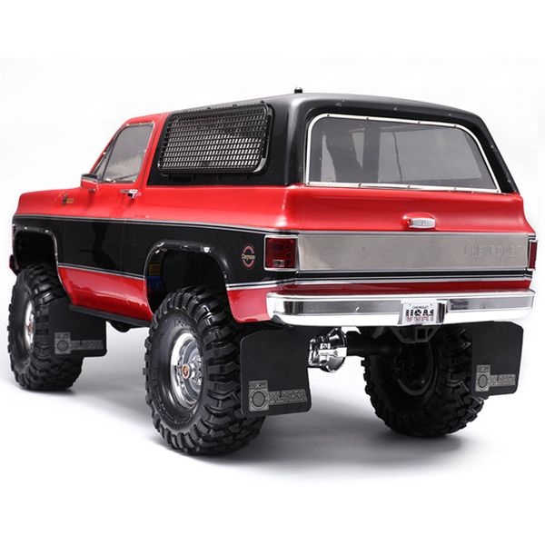 

front & back rubber mudguard mud fender with metal stand for 1/10 traxxas trx4 blazer k5 rc car parts accessories