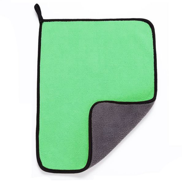 

ultra-thick microfiber scratch-dual layer delicate texture car detailing towel polishing car cleaning drying cloth