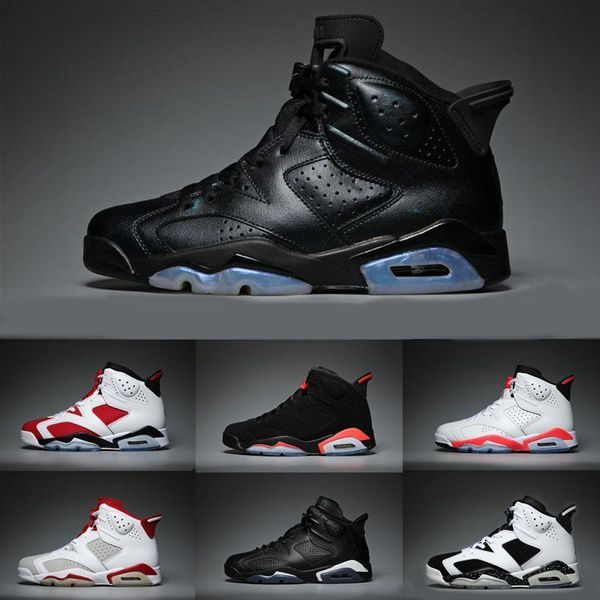 

2018 6 6s mens basketball shoes women unc black cat infrared sports blue maroon olympic alternate hare oreo angry bull sports sneakers