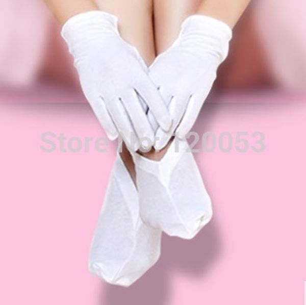 

class material elegant hand care gloves, white cotton gloves for women, Blue;gray