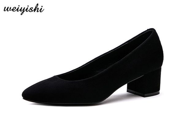 

2020 women new fashion shoes. lady shoes, weiyishi 009, Black