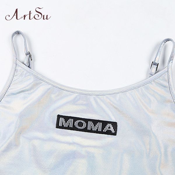 

artsu summer 2019 underwear women sleeveless camis cami streetwear off shoulder crop sliver asve20534, White