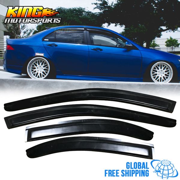 

подходит 04-08 acura tsx акриловые окна козырьки 4pc set global free shipping