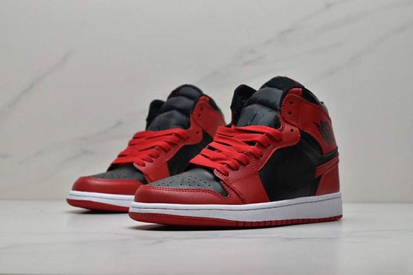 

с коробкой)бесплатная доставка 2020 1 привет 85 varsity red basketball shoes мужчины varsity red white black sneaker