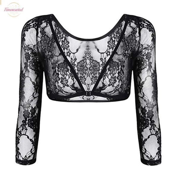 

2020 women s clothes vintage dress womens long sleeve floral lace shrug bolero cardigan slim lace jacket, White