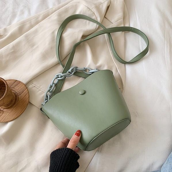 

european and american women's bags new trendy wild texture messenger bag fashion shoulder bag bucket