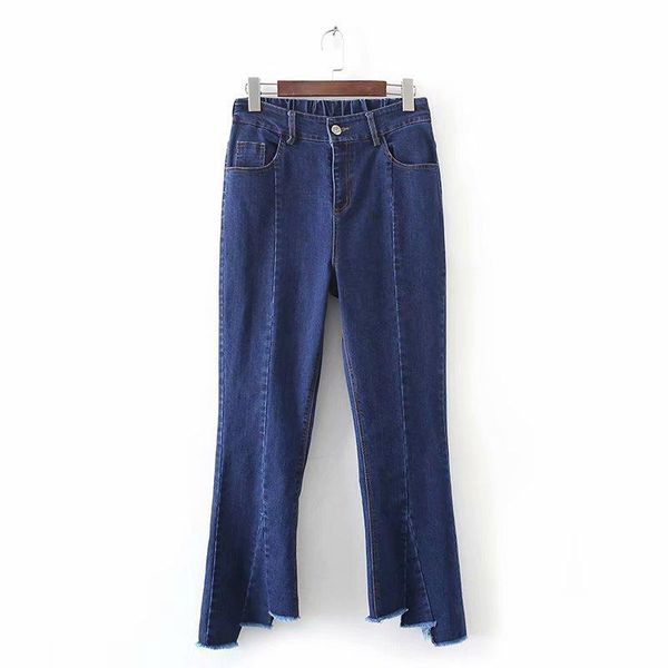 

plus size 2xl-5xl women jeans long trousers, Blue