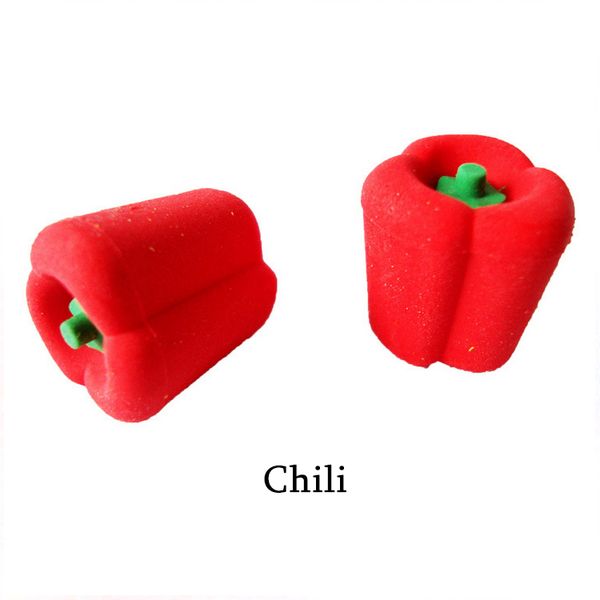 

chili rubber eraser removable eraser kawaii stationery school supplies apelaria gift toy for kids penil eraser toy gifts