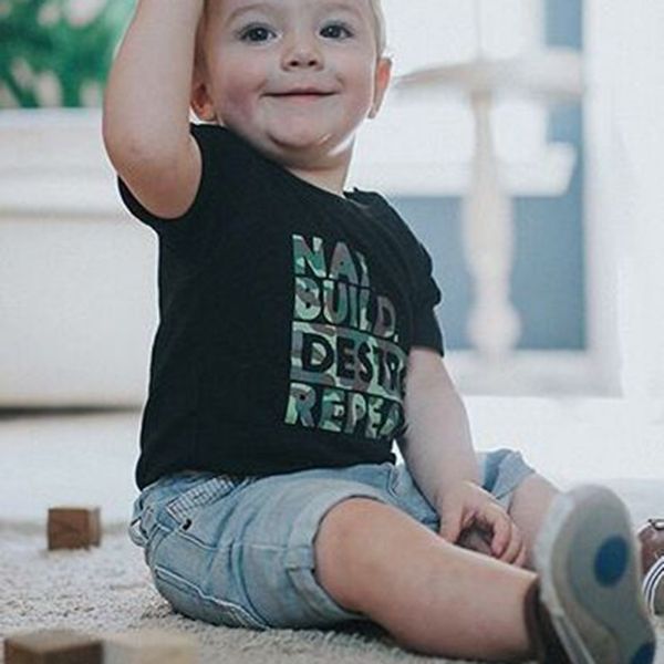 

дети мальчики повседневная футболка топы + шорты наряды одежда набор мальчиков одежда дети с коротким рукавом письмо baby 2020 новый, White