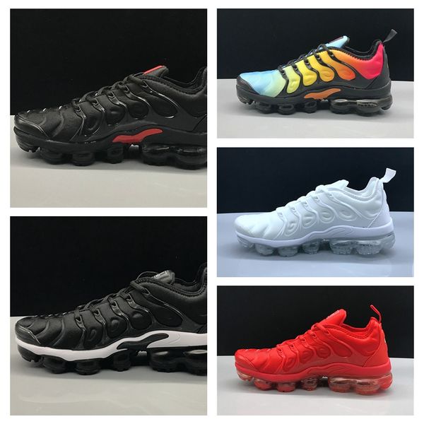 

designer airs tn plus men women yellow triple white black silver hyper violet volt casual trainers sports shoes sneakers size 36-45
