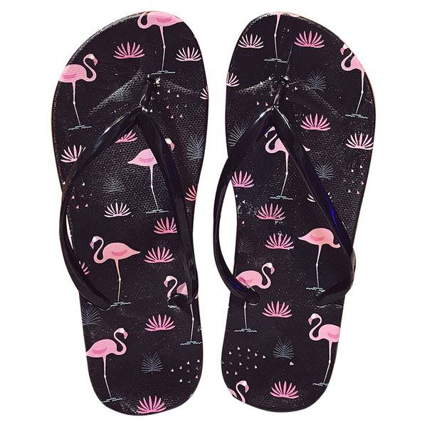 

New Fashion Luxury Designer Women Shoes Lovely Print Fashion Flat Bottom Skidproof Slippers Designer Flip Flops Size 36-40