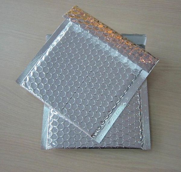 15*13 cm 50 pz SilverGold Busta a Bolle Mailer Regalo Cassa Del Telefono Imballaggio Antiurto Busta a Bolla Borsa Spedizione Gratuita