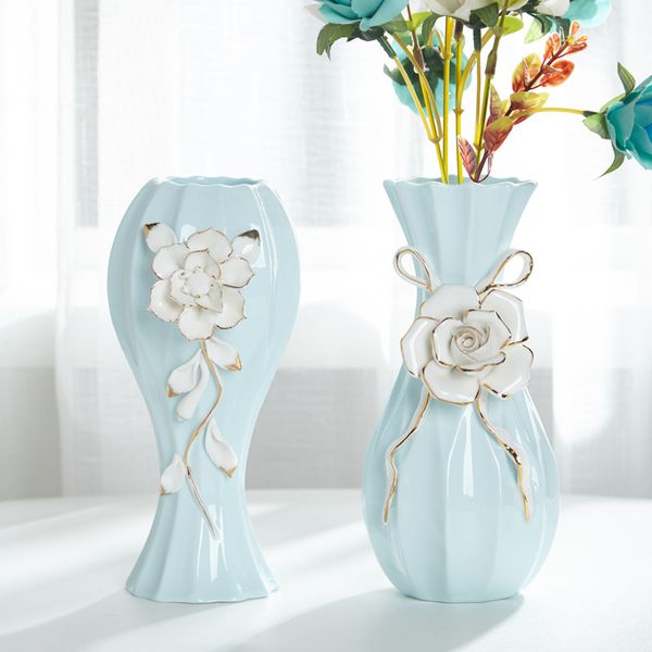 Porcelain Vase Living Room Table Decorations Porcelain Vase Modern
