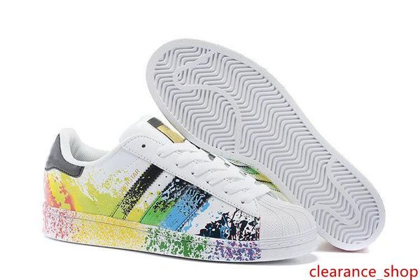 

2019 superstar white hologram iridescent junior superstars sneakers super star women men sport running shoes 36-45