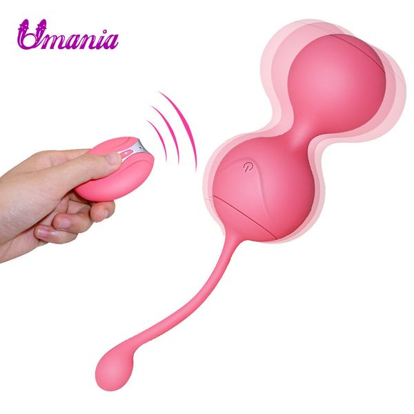 Silicone ricaricabile senza fili telecomando vibratore proiettile vibratori a 10 frequenze Love Egg giocattoli adulti del sesso Vibe per le donne Y190711