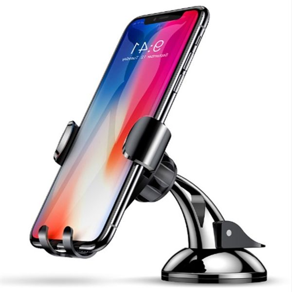

universal gravity car phone holder sucker suction cup windshield car holder for iphone xs x samsung s9 phone holder stand