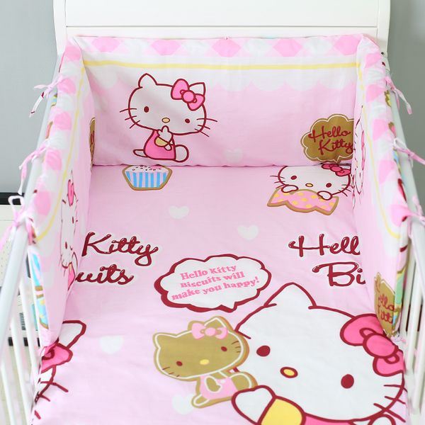 

детская кровать кроватка бампер u-образного съемного молнии хлопок новорожденных бамперы infant safe ограждение line бебе cot 160x30cm
