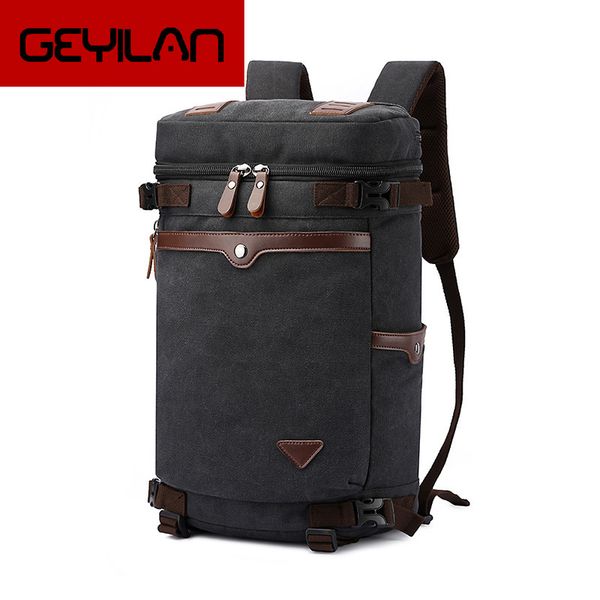 

му гу досуг холщовая сумка мужчины плечи рюкзак сумка для ноутбука открытый багаж