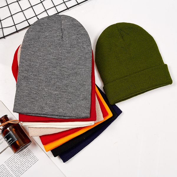 

knit hat sleek minimalist student hat japanese literary hat luxury designer hats caps women winter hair accessories for girls, Yellow