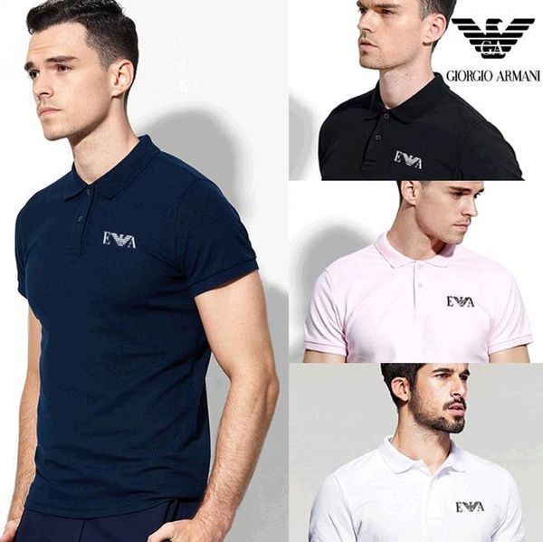 

2019 luxury italy de igner tripe polo hirt t hirt luxury nake polo bee floral embroidery men high treet fa hion hor e polo t hir