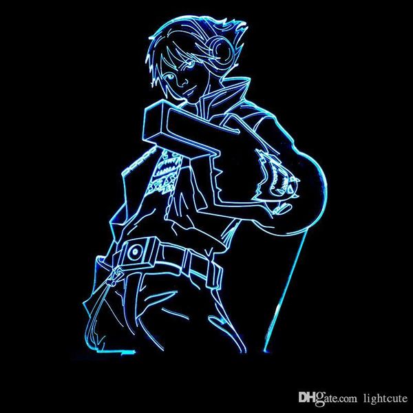 2019 3d Led Creative Change Baby Sleep Lighting Cartoon Character