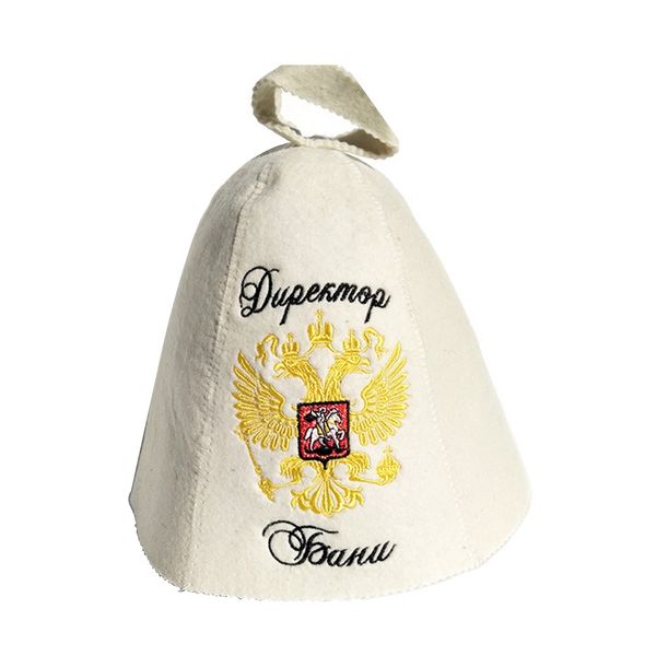 

russian style shower cap anti heat accessories felt sauna hat bath size house head protection artificial wool print