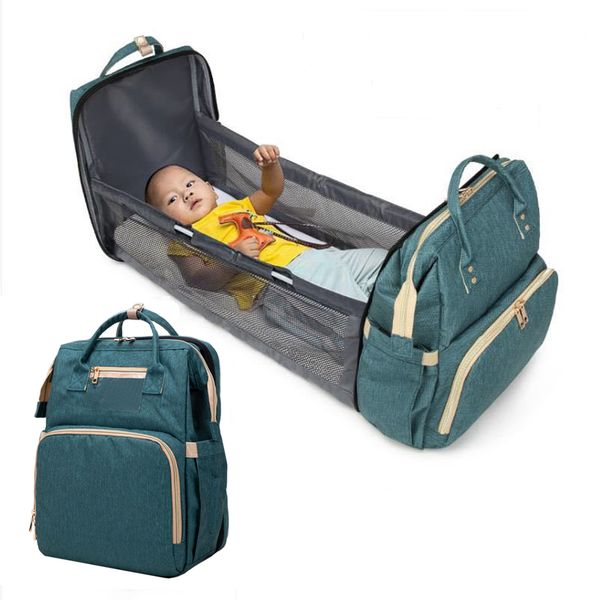 

new folding crib mummy bags baby diaper bag waterproof maternity bag for stroller nappy large capacity multifunction