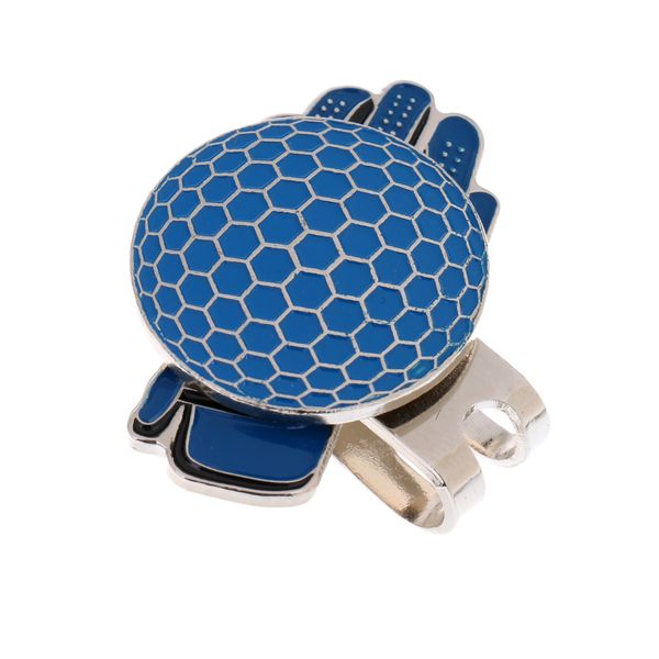 

funny glove design golf hat clip with magnetic ball marker golfer gift