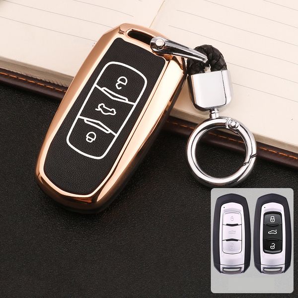 

zinc alloy luminous smart car key case cover for geely atlas boyue nl3 ex7 emgrand x7 emgrarandx7 suv gt gc9 borui accessories