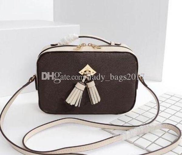 

luxury classic letter flowers designer bgs camera with tassel belt bags women real leather handbag shoulder crossbody bag totes lady purse