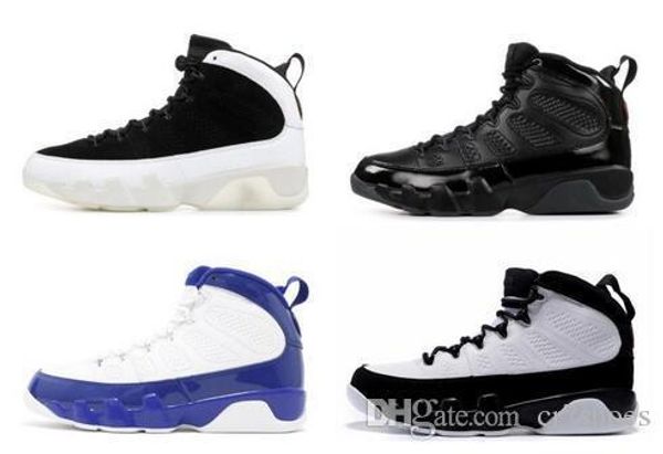 

dream it do it unc 9 ix 9s mens basketball shoes la oreo university blue bred space jam men sports sneakers us 8-13