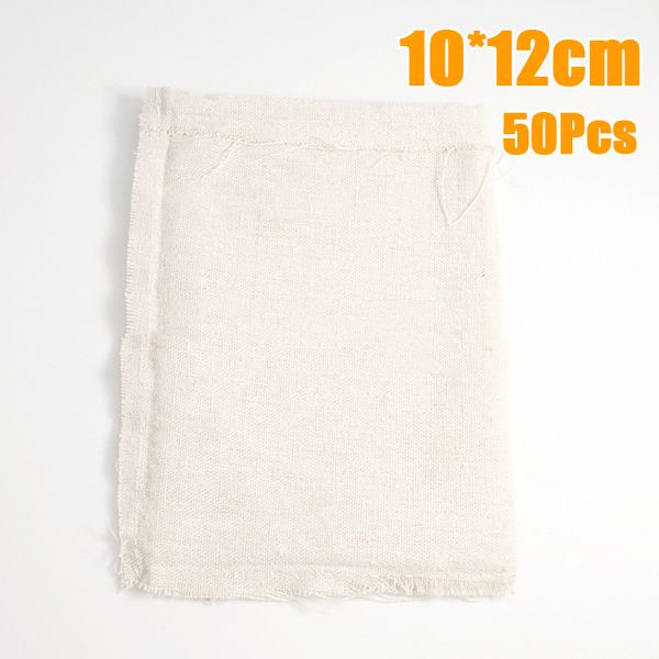 

natural resuable jute linen drawstring pouch packaging gift jewelry storage bag