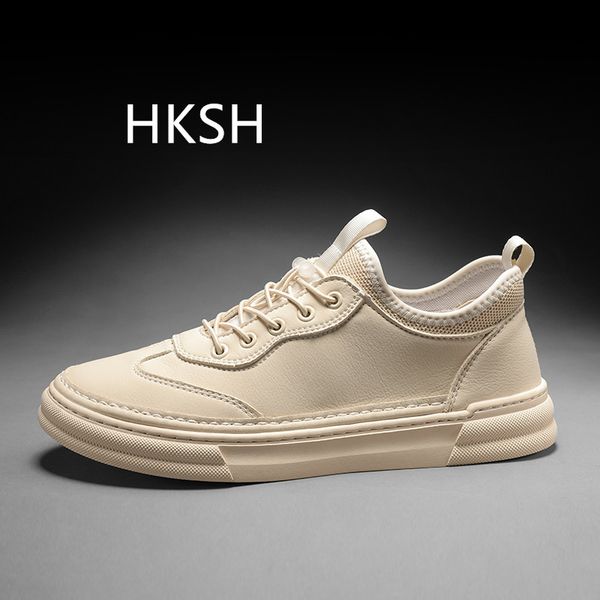

hkshthe new summer men's shoes korean version of a hundred men's sports leisure father white shoes autumn white, Black