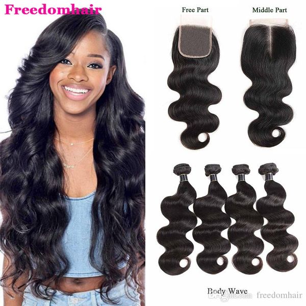 

9а пеѬђанка обемна волна воло  closure пеѬђанкого straight еловек 4 воло пђков, Black;brown