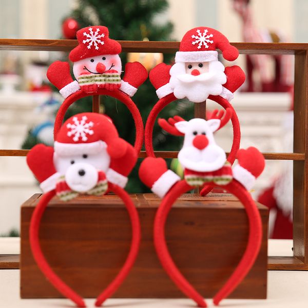 

christmas cartoon headband with lights party headband christmas hat