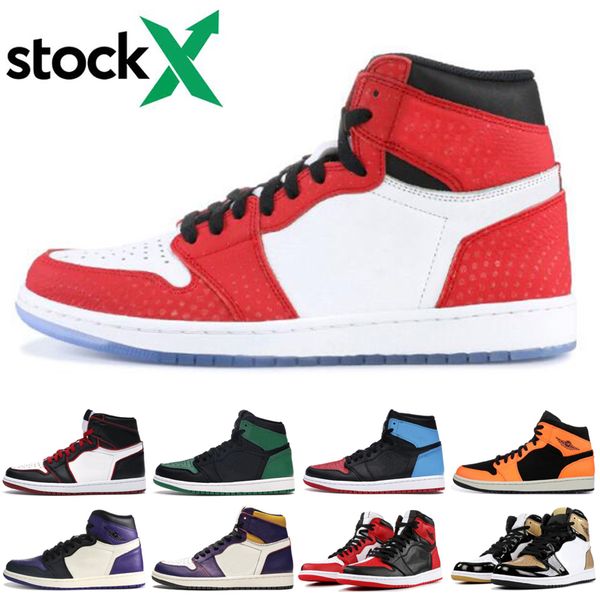 

jumpman 1 1s og basketball shoes for men black court purple unc obsidian game royal women mens fashion sneakers trainer
