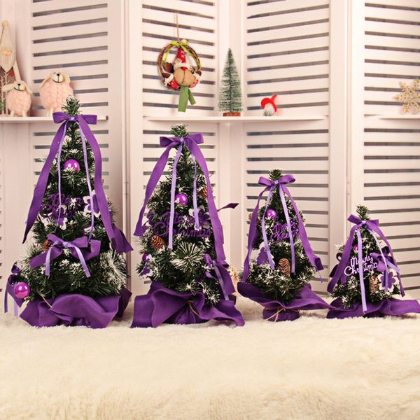 

mini christmas tree decor artificial christmas tree new year holiday decoration festive party home deskdecorations supplies
