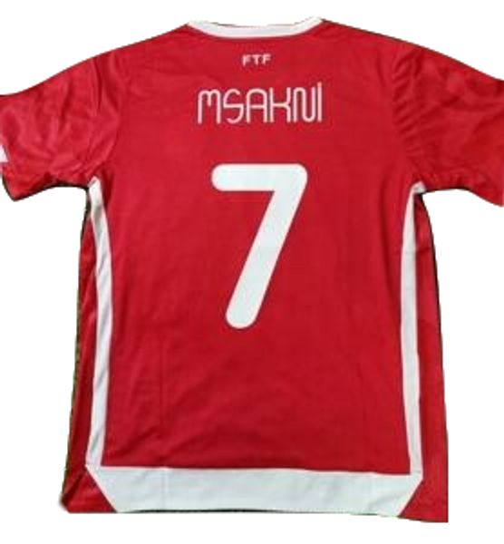 

Tunisia Customized men 19-20 7 MSAKNI 10 KHAZRI 11 KHALIFA 12 MAALOUL 13 SASSI Thai Quality sports jerseys near me,custom clothing jerseys