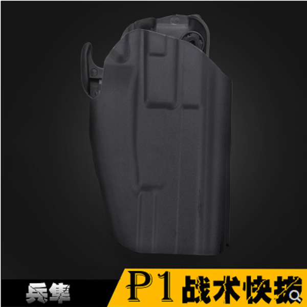 

kublai khan p1 quick pull universal leg waist tactical quick pull, Black;gray