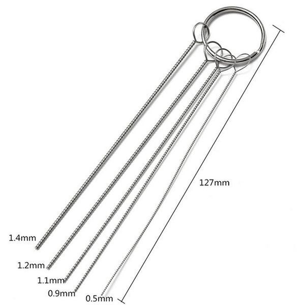 

3pcs/ set airbrush spray cleaning repair tools kit stainless steel needle brush set pld
