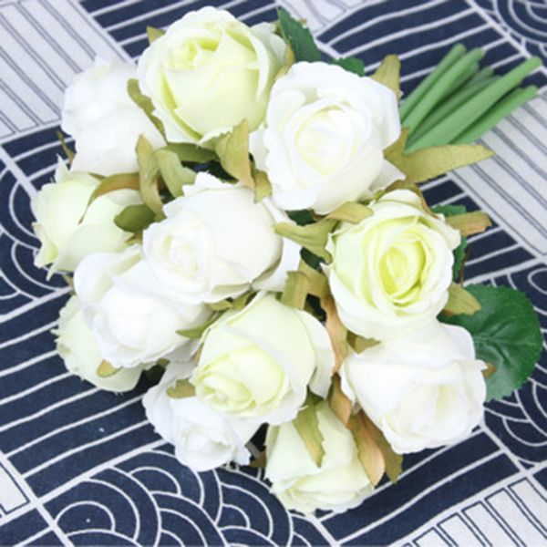 

artificial silk rose flowers wedding party decor table/desk decoration ornament