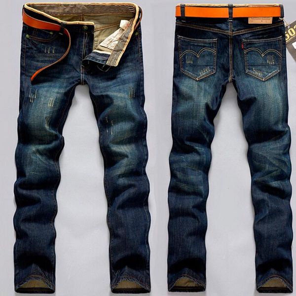 Herrenjeans Berühmte Marke Hochwertige Jeans Herren Baumwolle Normale Herrenjeans Robin Denim Herrenjeans Homme