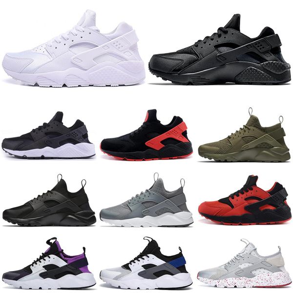 

ale huarache i iv ultra running shoes for men women triple black white red grey oreo sneakers trainer breathable sports shoes