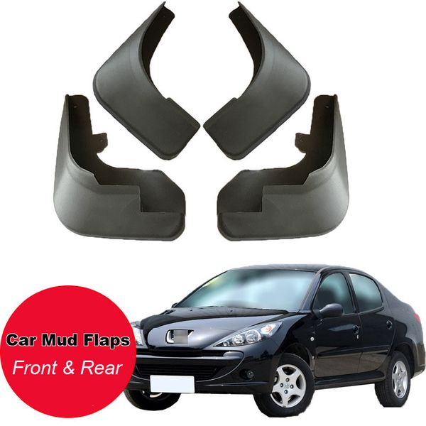 

tommia for peugeot 207 car mud flaps splash guard mudguard mudflaps 4pcs abs front & rear fender
