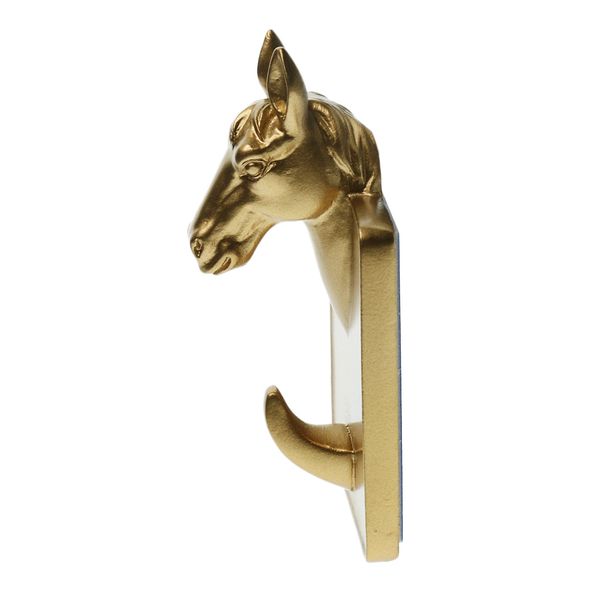 

creative golden resin animal group hook self adhesive wall art decor novelty