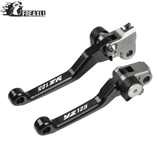 

motocross cnc aluminum dirt bike pit bike pivot handle lever brake clutch levers for yamaha yz125 2008-2014 2009 2010 2011 2012