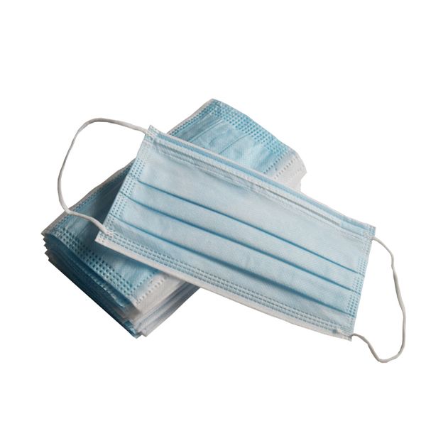 

wholesale disposable face mask 3 ply non-woven fabric earloop work mouth mask breathable anti dust protective facial masks