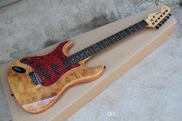 

Гитара Custom Shop ST Strat Stratocaster Красный электрический с 3 SSS Пикапы левшой гитары