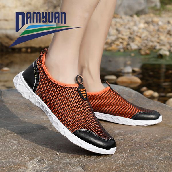 

damyuan running shoes 2020 new summer men's sports shoes outdoor walking jogging sneakers casual couple